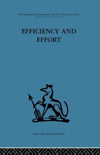 Efficiency and effort an - efficiency,