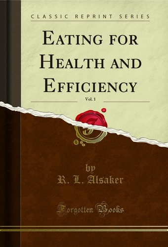Eating for health and - eating,