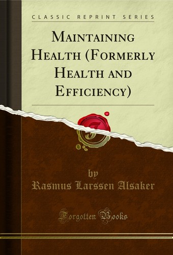 Maintaining health formerly - maintaining, (formerly