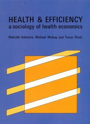 Health and efficiency a - health,